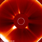 Latest LASCO C2 image of the Sun