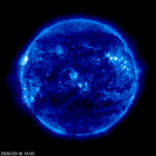 Click for time-lapse image of the sun